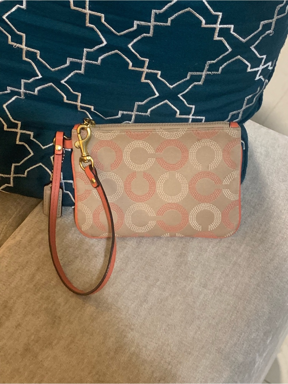 Vintage Coach Wristlet